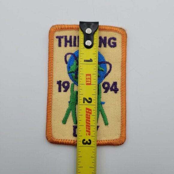 Girl Scout Badge Vintage Patch Brownie 90s Retro Troop Camp Thinking‎ Day 1994 - Picture 3 of 4